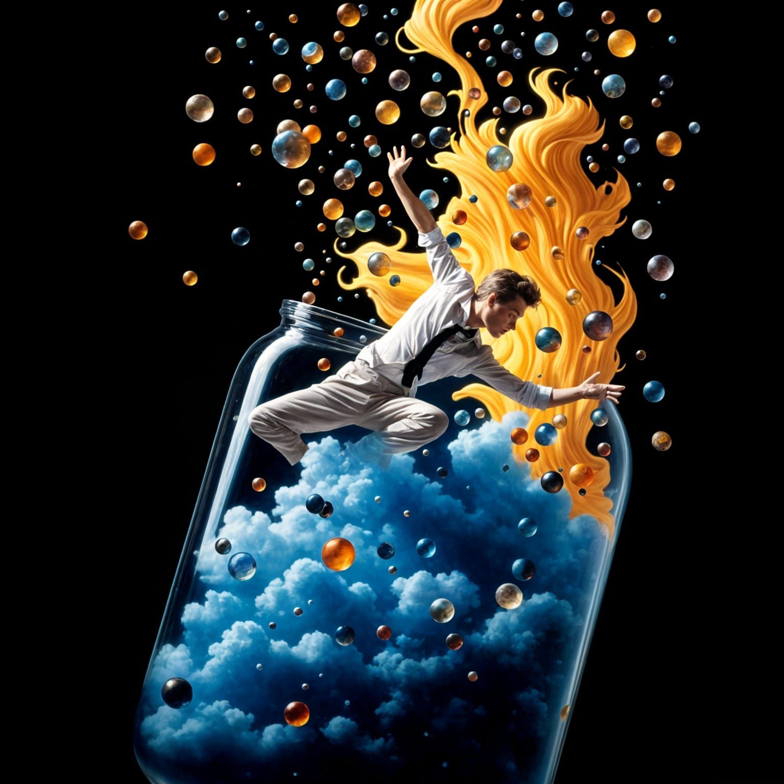 Surreal Art in a Bottle: Preserved Moments