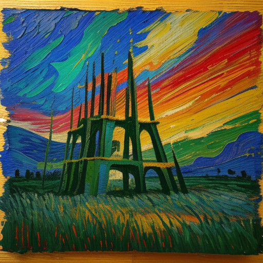 Breathtaking Ponte in Vibrant Impressionist Style