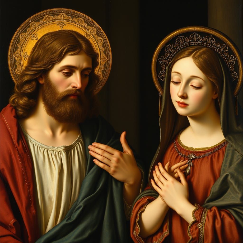 Christ and the Virgin
