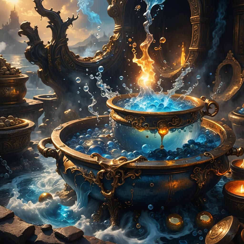 Cauldron Bubbles in Fantasy Concept Art