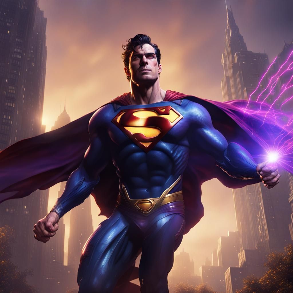Superman's Laser Vision: A Dark Fantasy Concept