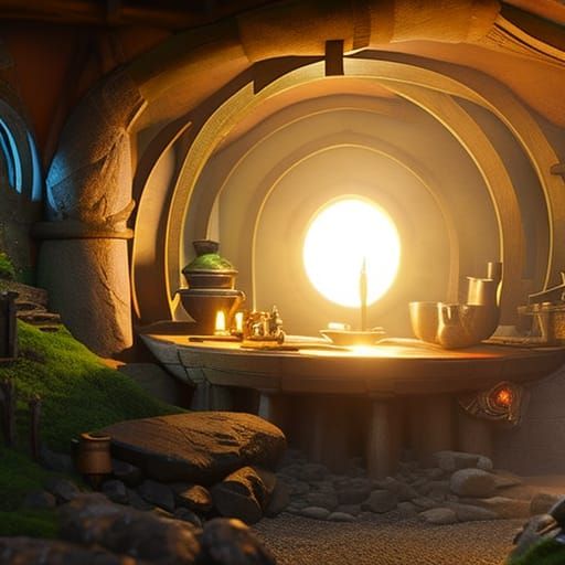 Window in Hobbit House