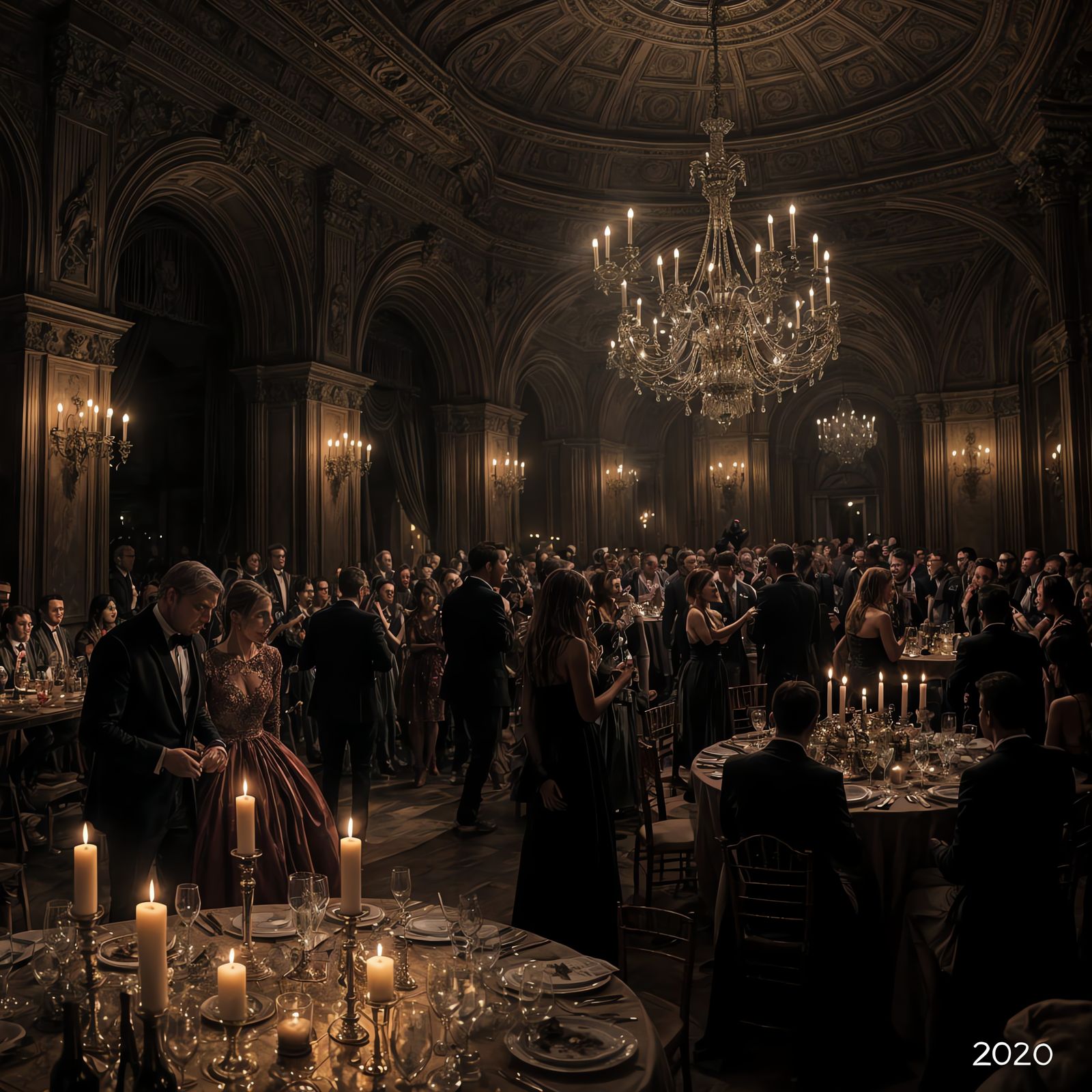 Gothic Zombie New Year's Eve Ball