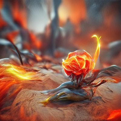 Flaming Rose: A Symbol of Burning Passion