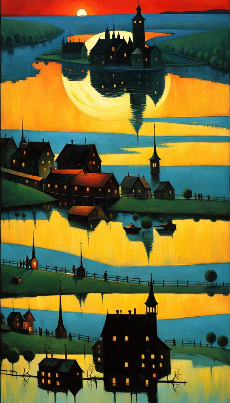 Sinister Haunted Countryside Village XgX