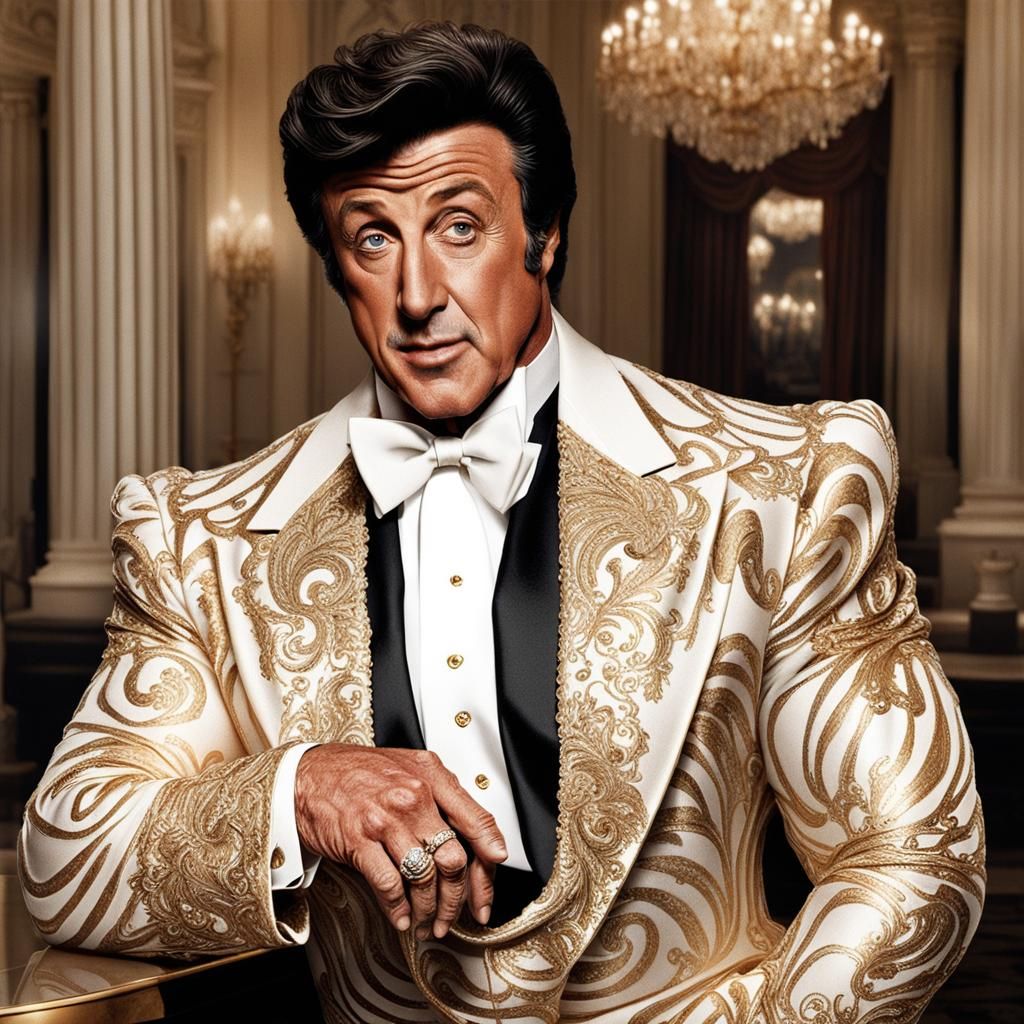 Stallone as Liberace: A Realistic Mashup