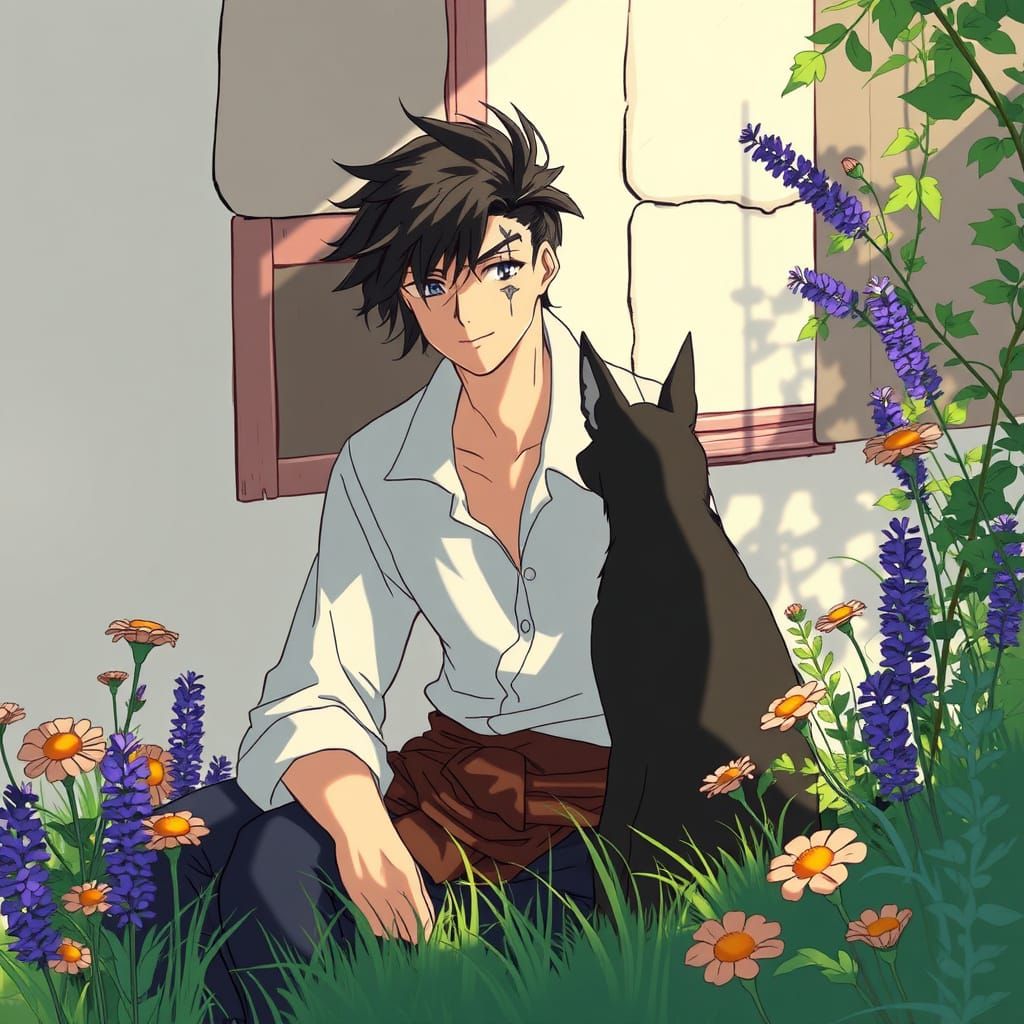 Chrollo Lucilfer in Peaceful Anime AU