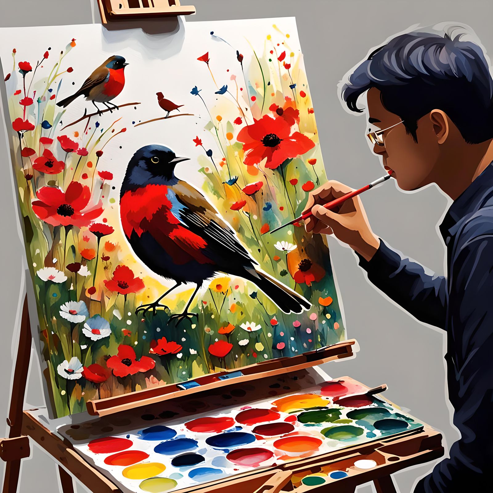 Naripan., AI Artist Homage, Masterplayer