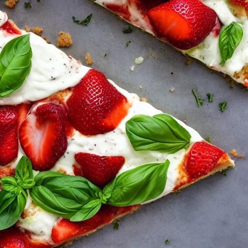 Strawberry Basil Pizza in Lakeside Canyon