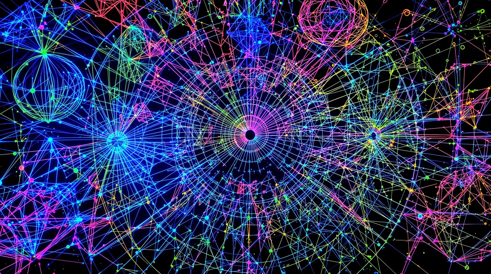 Fractal DMT Resonance in Art Nouveau Blacklight Style