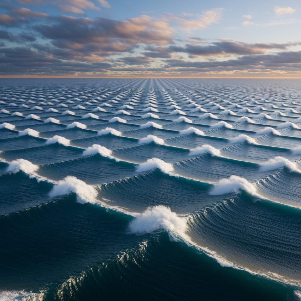 Hyperrealistic Ocean Waves with Abrupt Transitions