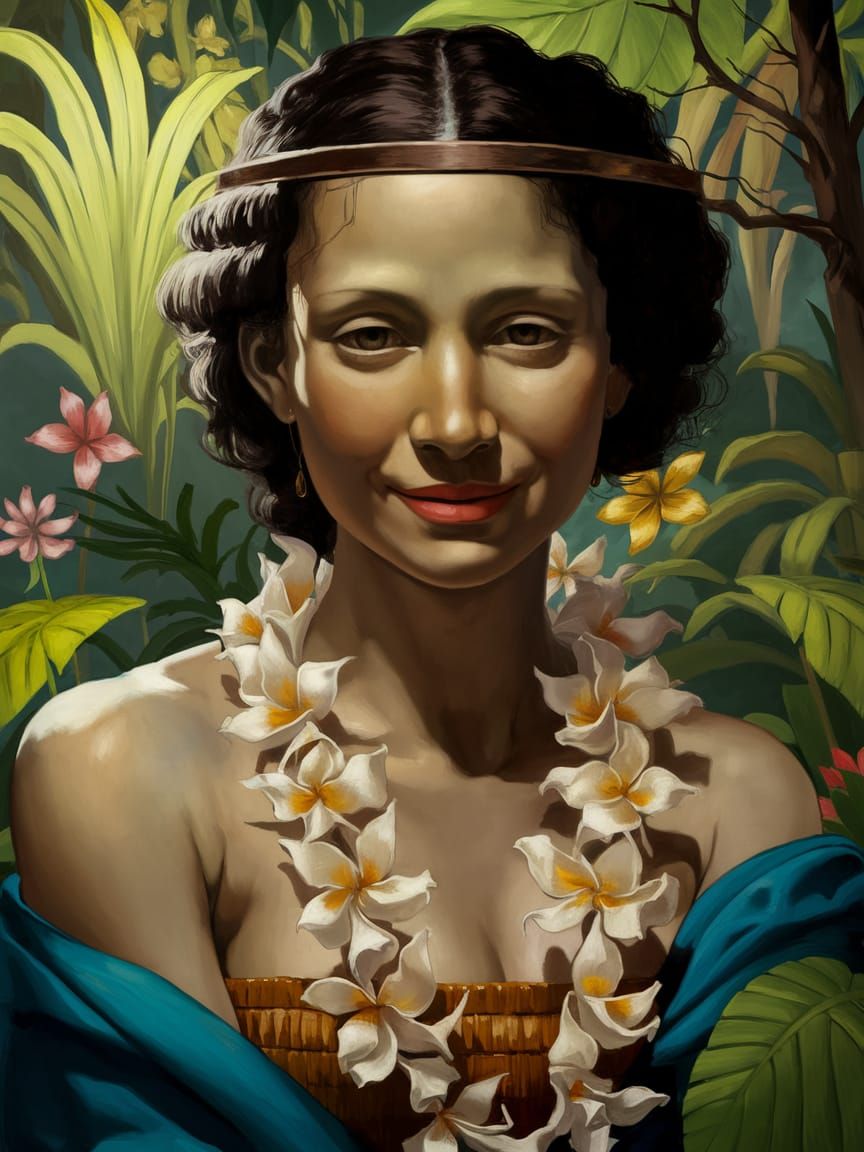 Polynesian Enigma, a Tropical Mona Lisa
