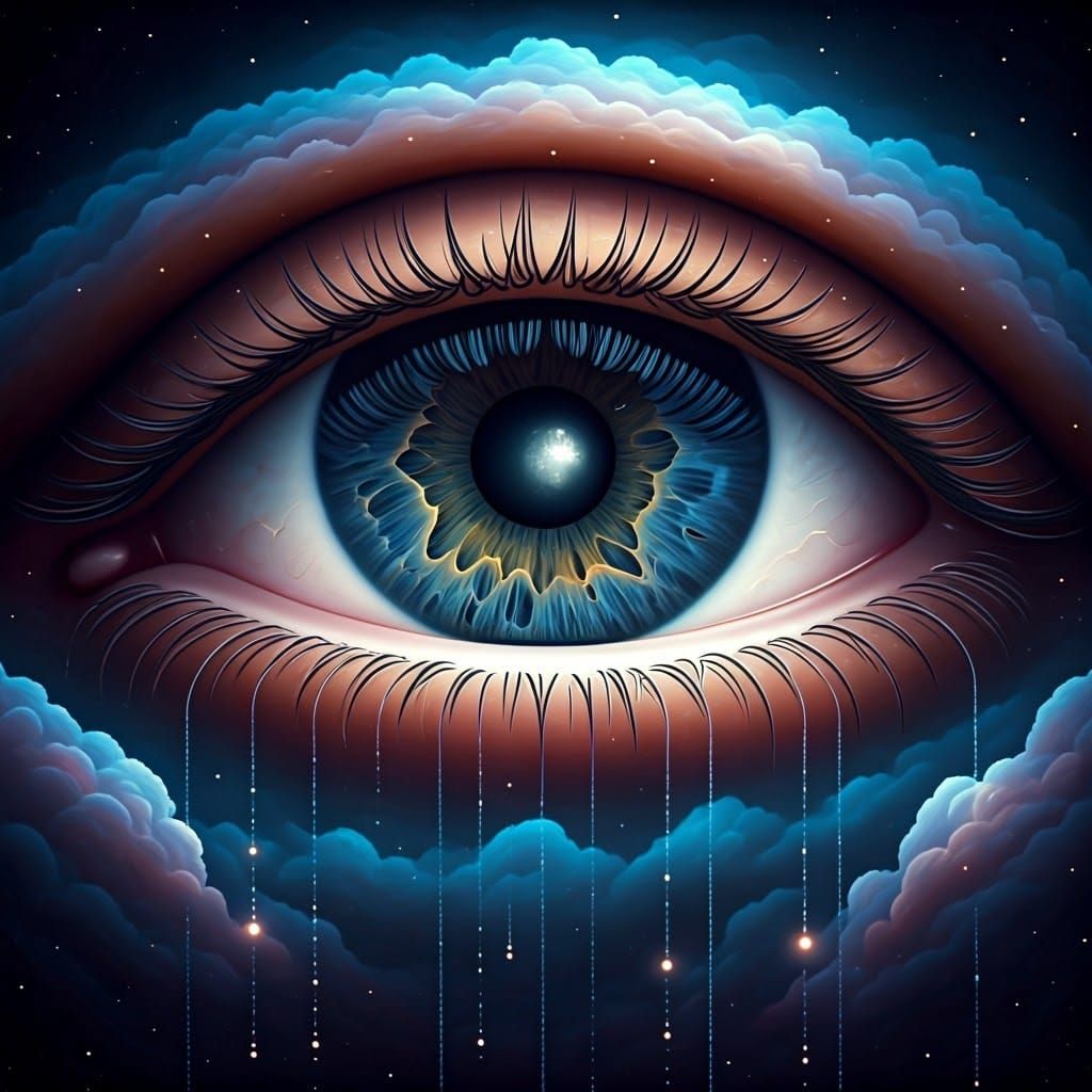 The Night Eye Crying Stars