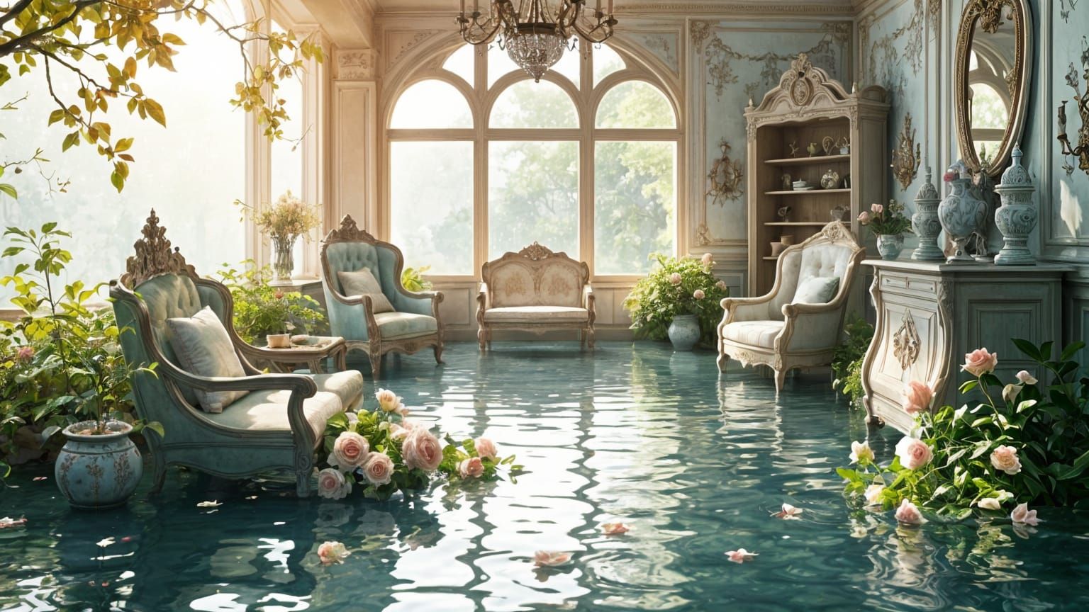 Dreamy Victorian Hideaway Basks in Pastel Paradise