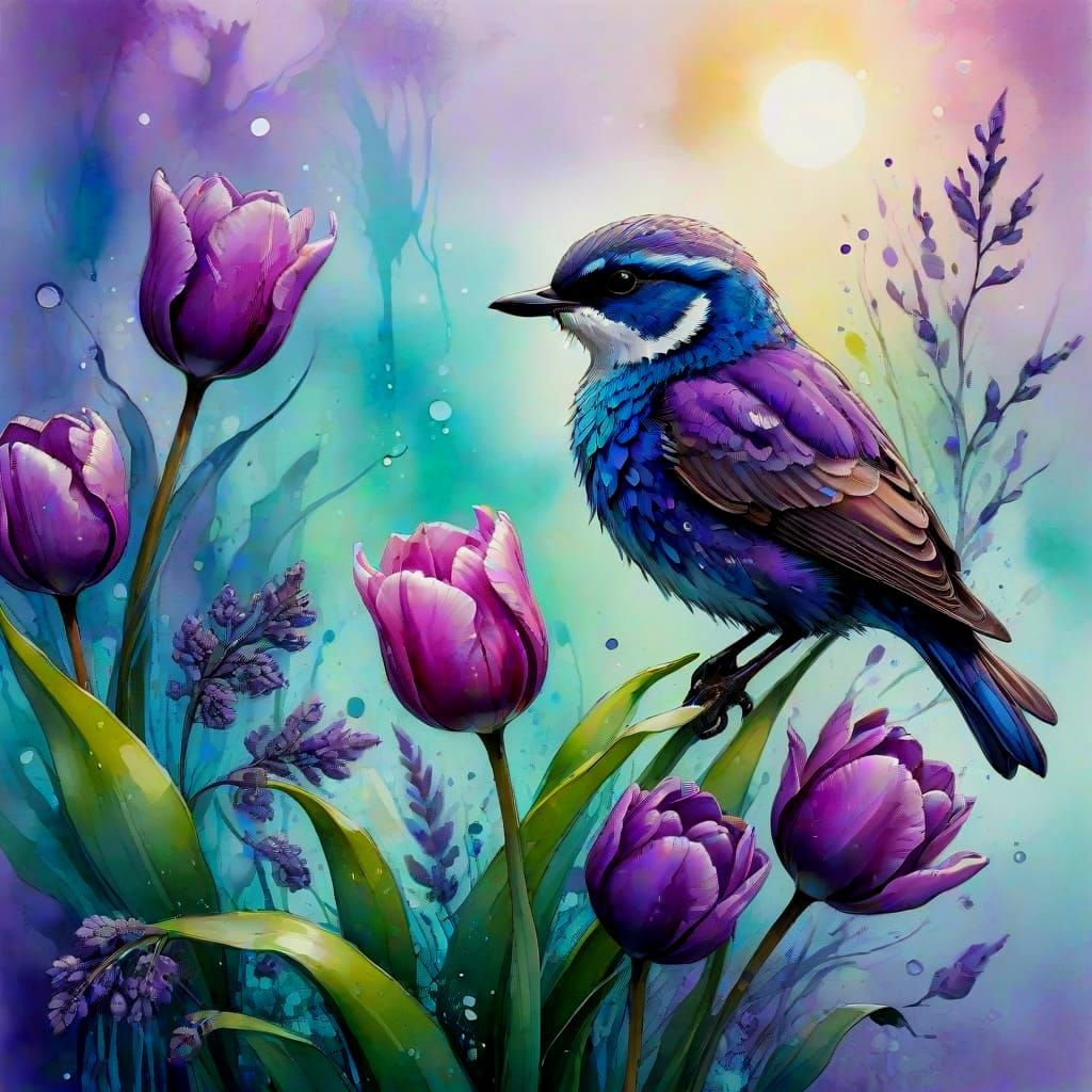 Celestial Dance of Colors in Nature's Splendor