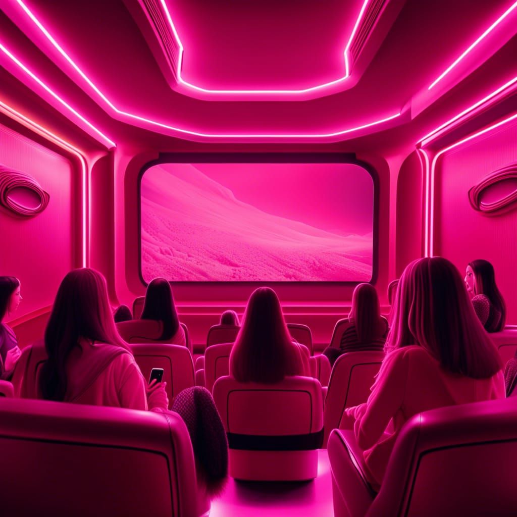 Girls' Horror Movie Night in Dreamcore Theater