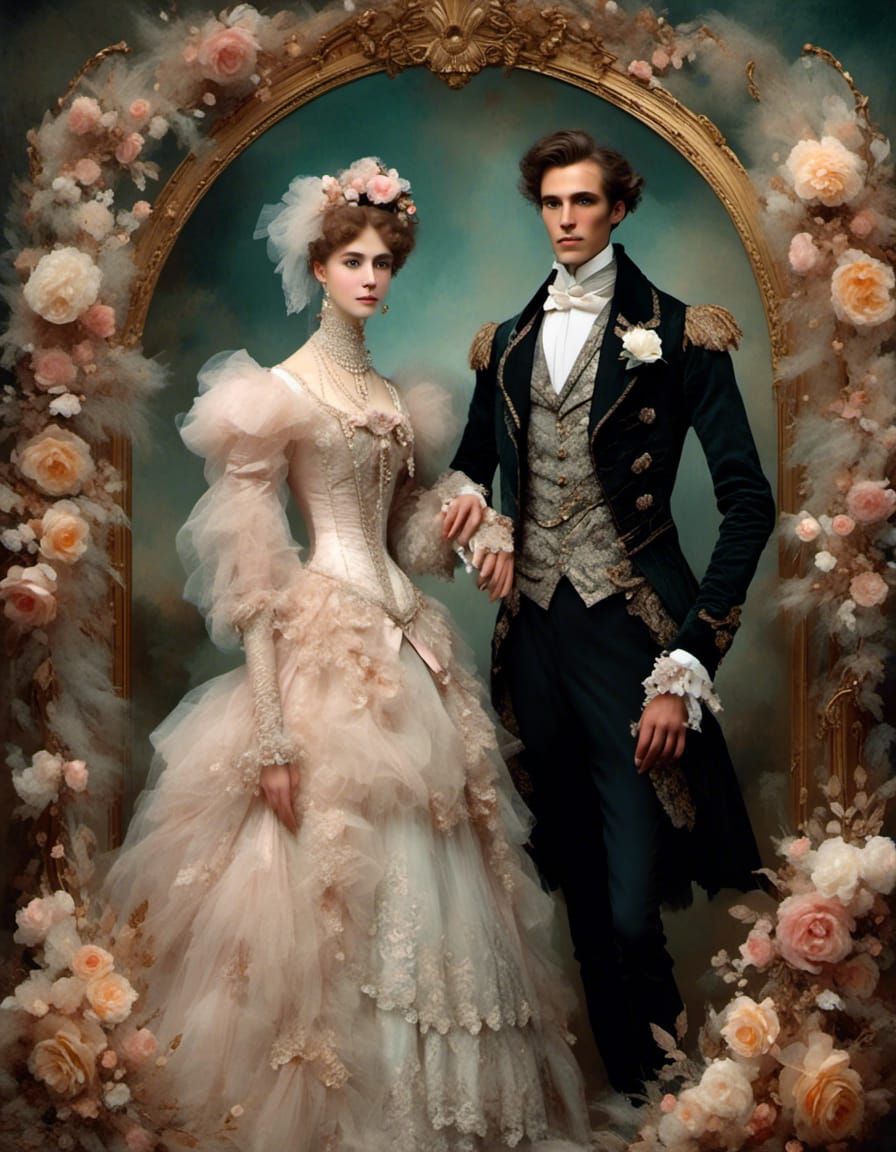 Victorian Wedding Portrait