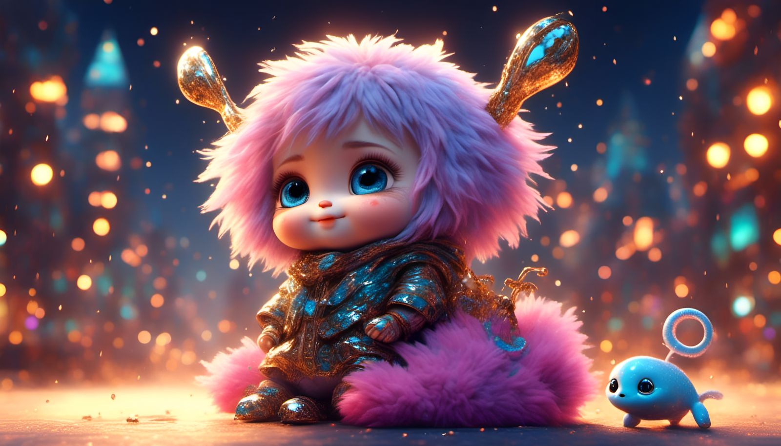 Caterpillar Costume with Wind-up Jerry