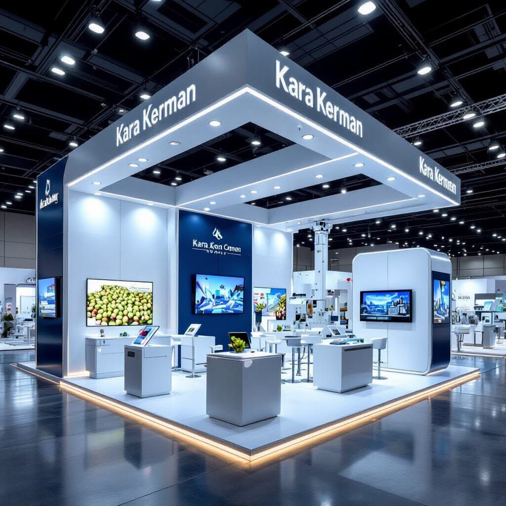 Kara Kerman Company Trade Show Booth: Modern Agricultural Ma...