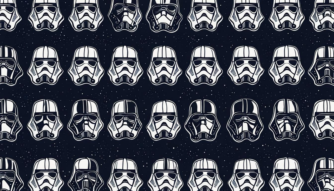 Seamless Star Wars Wallpaper Pattern in 8K