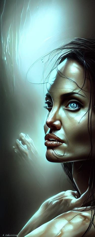 Photorealistic Tomb Raider in Divine Forest