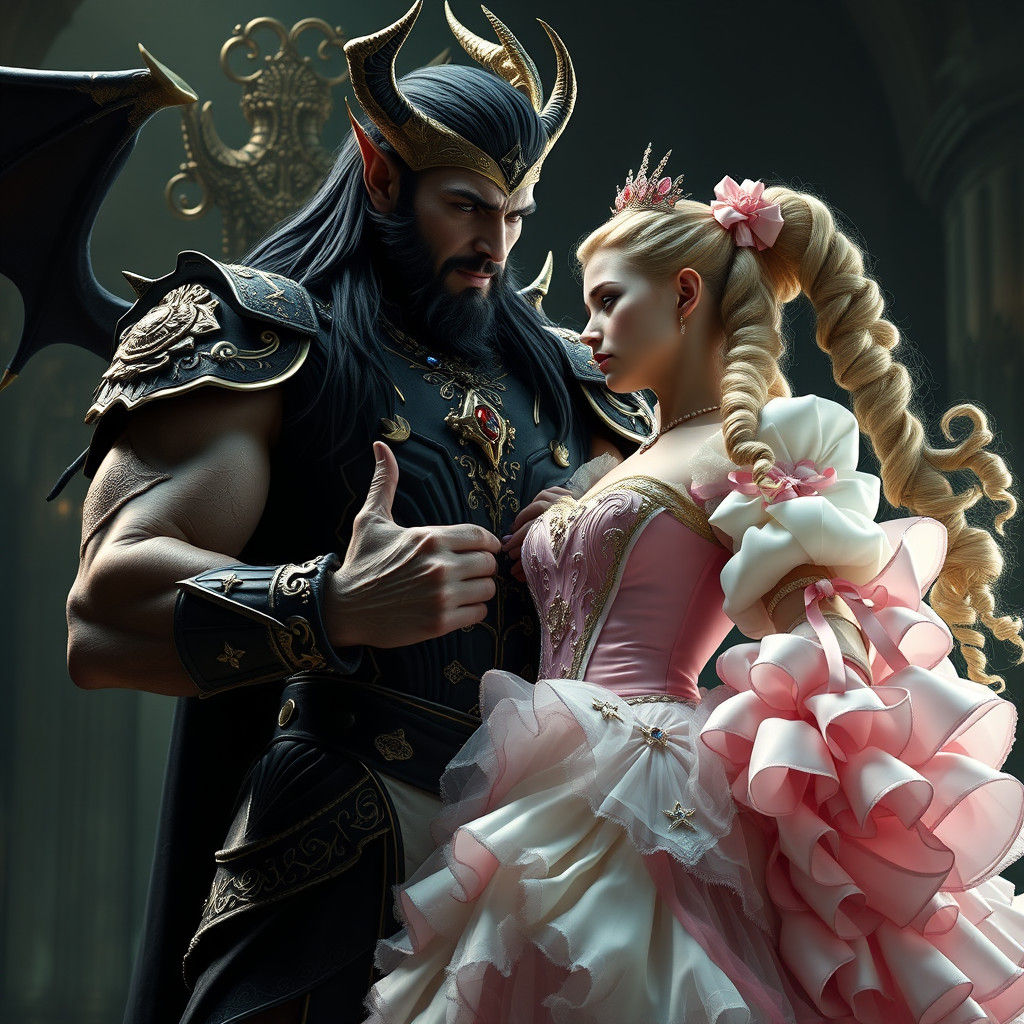 Demon King Corset: A Study in Contrasts