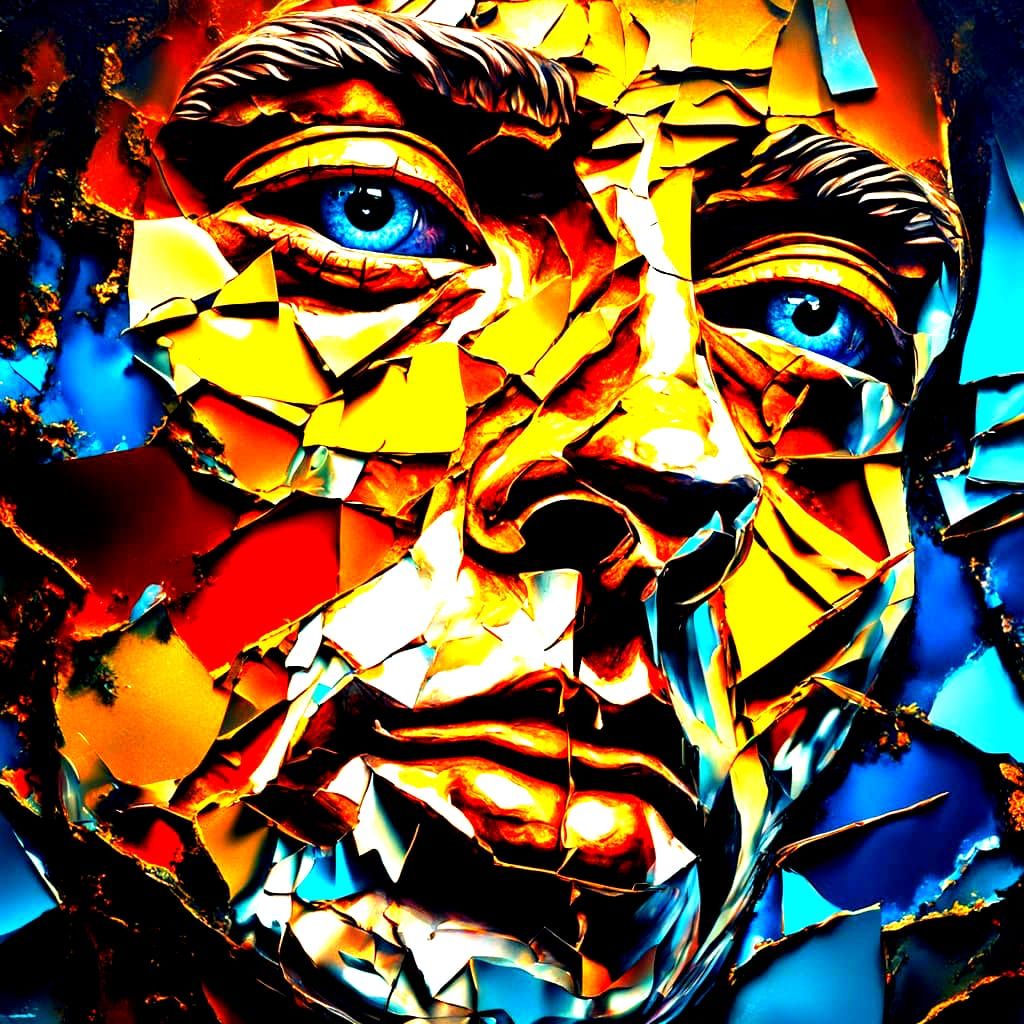 Fractured Mental Illness: An Abstract Representation