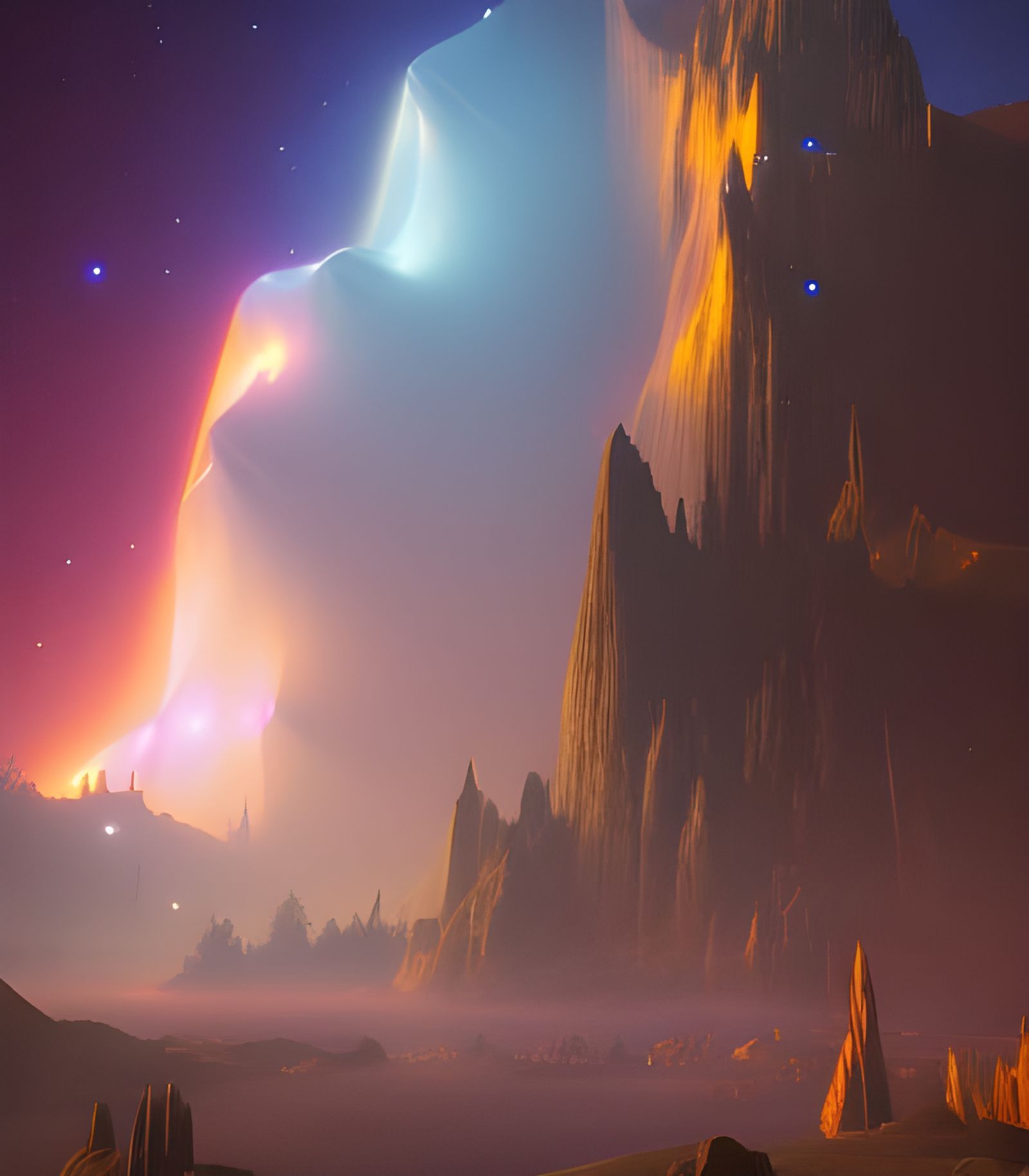 Freya's Magic: Norse Mythology Artstation Masterpiece