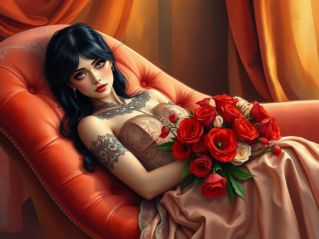 Ethereal Beauty in Opulent Style