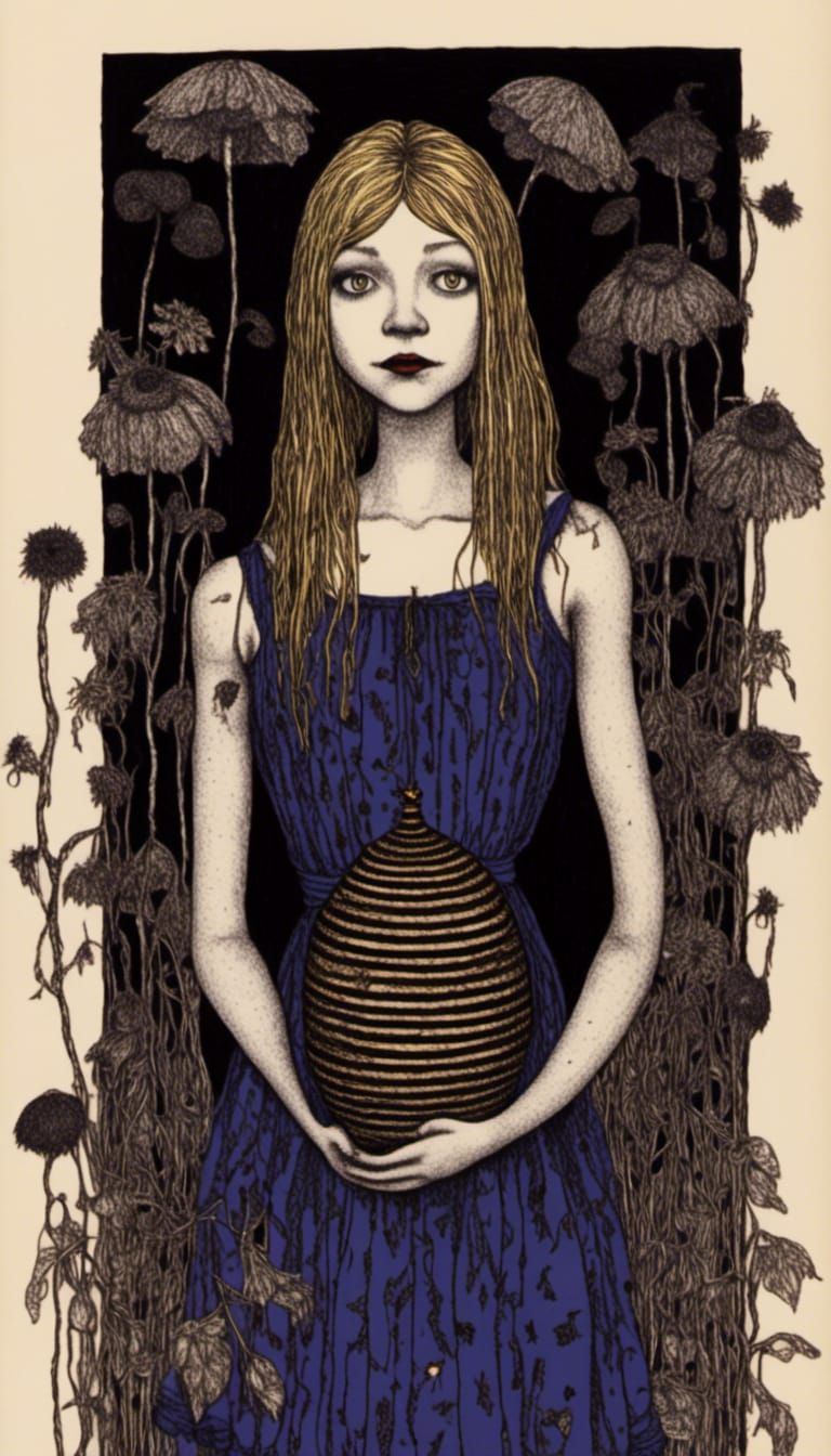 Katheryn Winnick in Graphic Novel Style