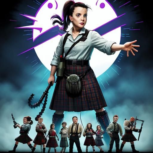 Ghostbusters Movie Poster with Kilts