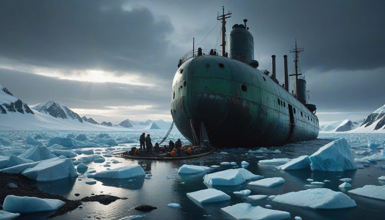 Die Glocke Awakens in Antarctica's Frozen Wasteland