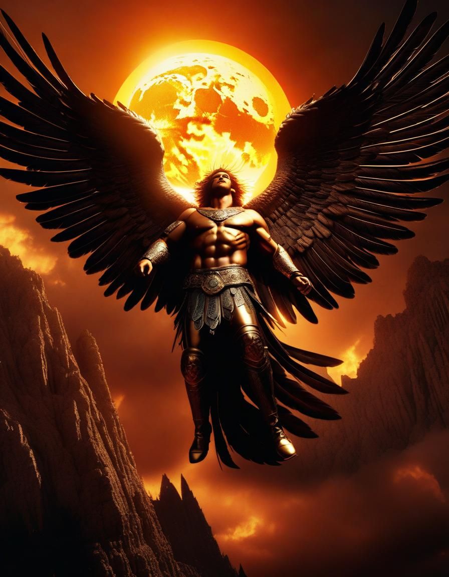 Icarus Soaring Too Close to the Sun