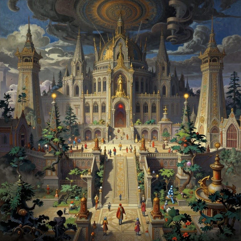 Romantic Epic Poem Visualized in Digital Matte Painting