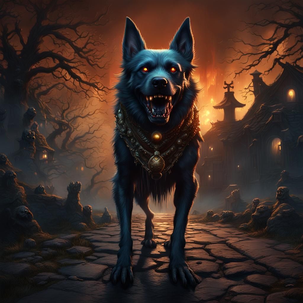 Terrifying Horror Dog Possessed by Ancient Spirit