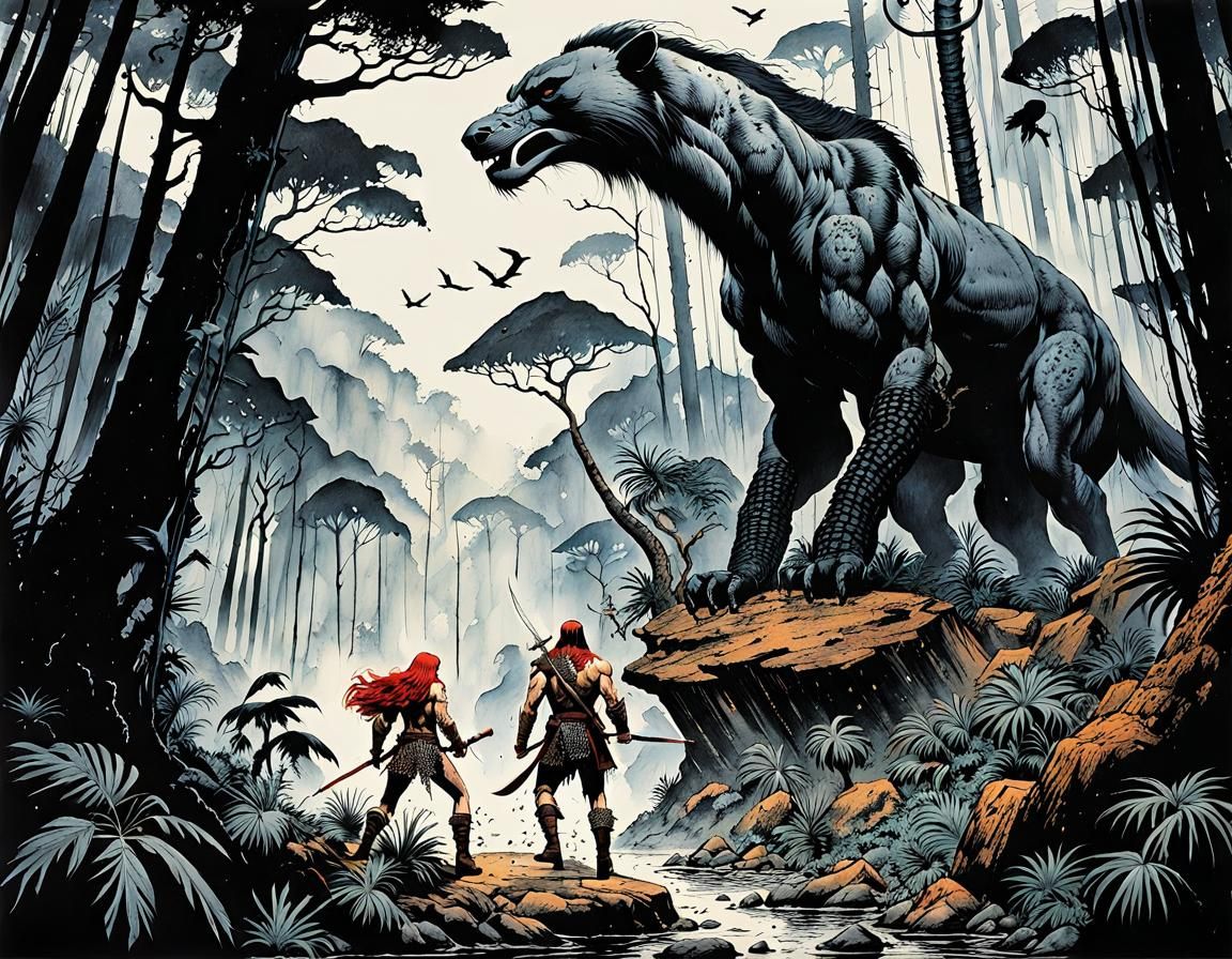 Conan and Red Sonja: Maximalist Ink Battle