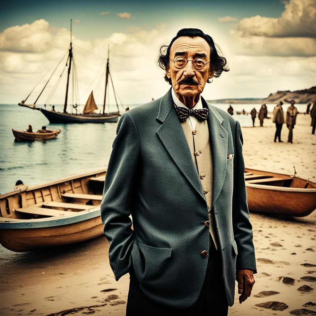 Surreal Discovery of America in Dali Style