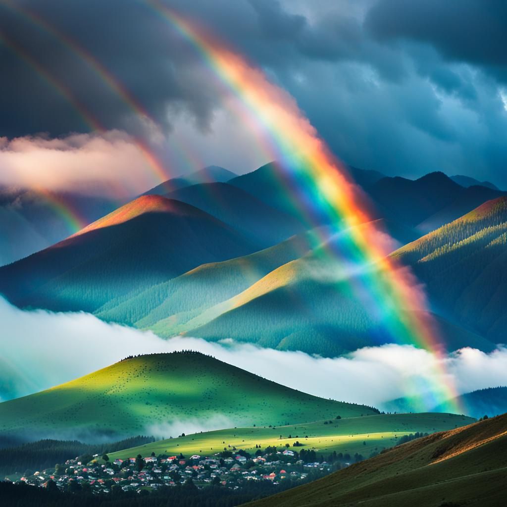 Rainbow After Rain: Surreal Landscape Photography