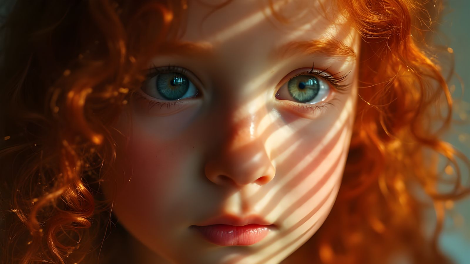 Close Up of Girl with Ancient Wisdom and Mystery