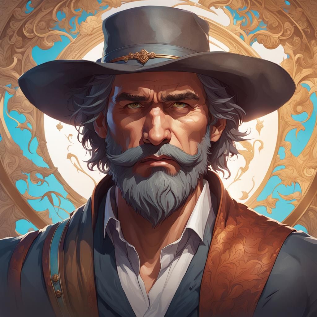 Hyperdetailed Portrait of Handsome Men in Trending Art