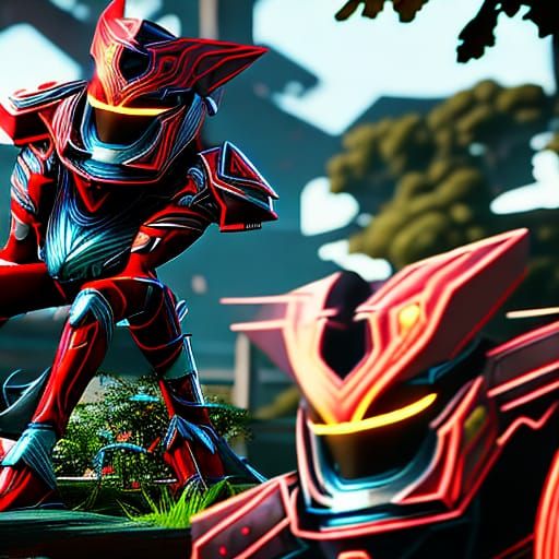 Power Rangers Jungle Fury Trio in Mech Armor