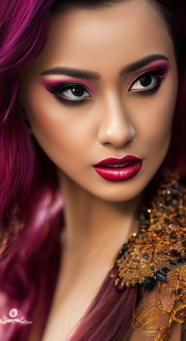 Hyperrealistic Portrait of a Beautiful Woman