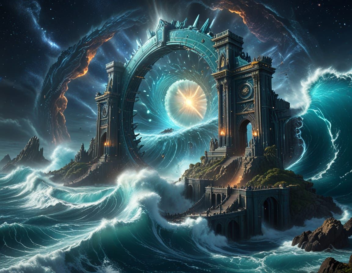 Atlantis Rising: Mythical City Emerges from the Sea