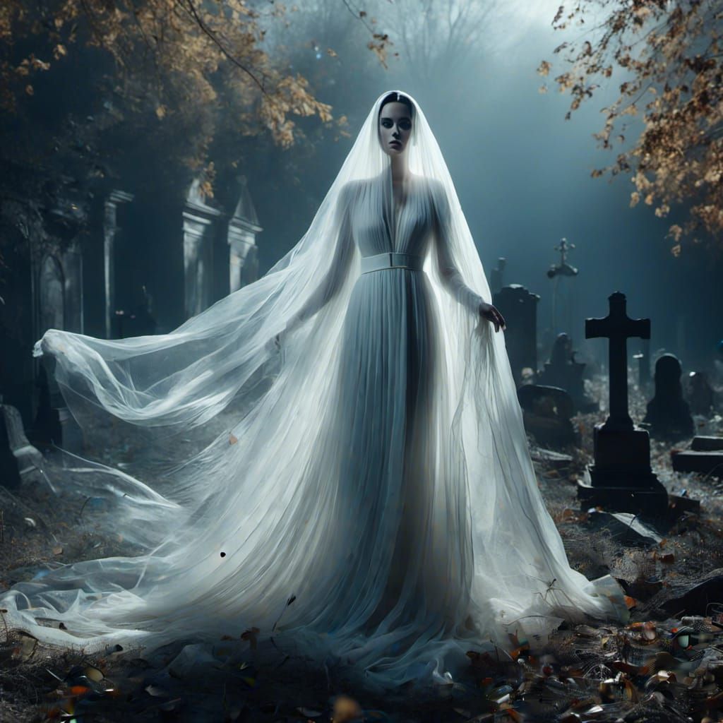 Katy Perry as Vengeful Ghost in Graveyard
