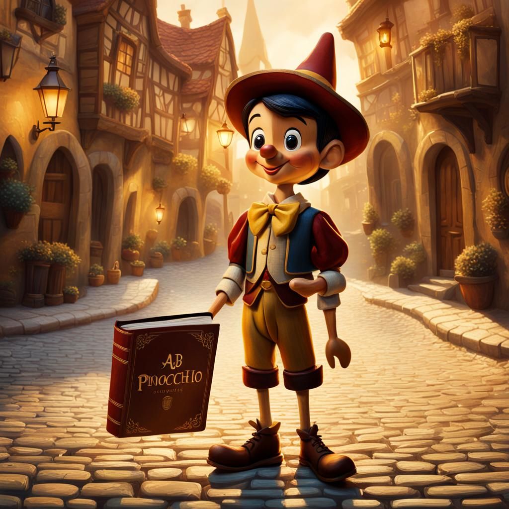 Pinocchio's ABC Book: Classic Children's Illustration