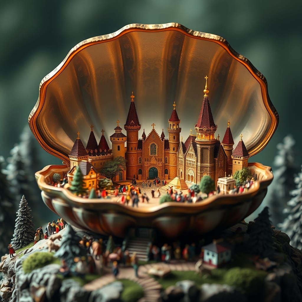 Miniature Kingdom Revealed in Hyperrealistic Detail