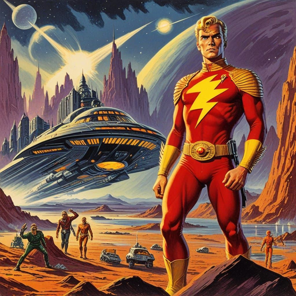 Flash Gordon in Al Williamson's Unknown Worlds Style