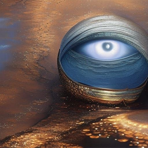 Surreal Woman-Child Landscape in Detailed Matte Painting