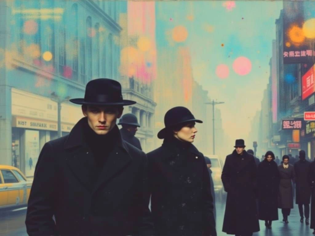 Autochrome Fashion Photography of NYC Streets