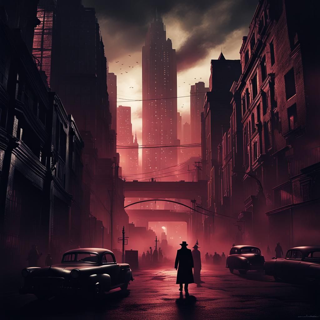 Shadows Unleashed: Film Noir Movie Poster